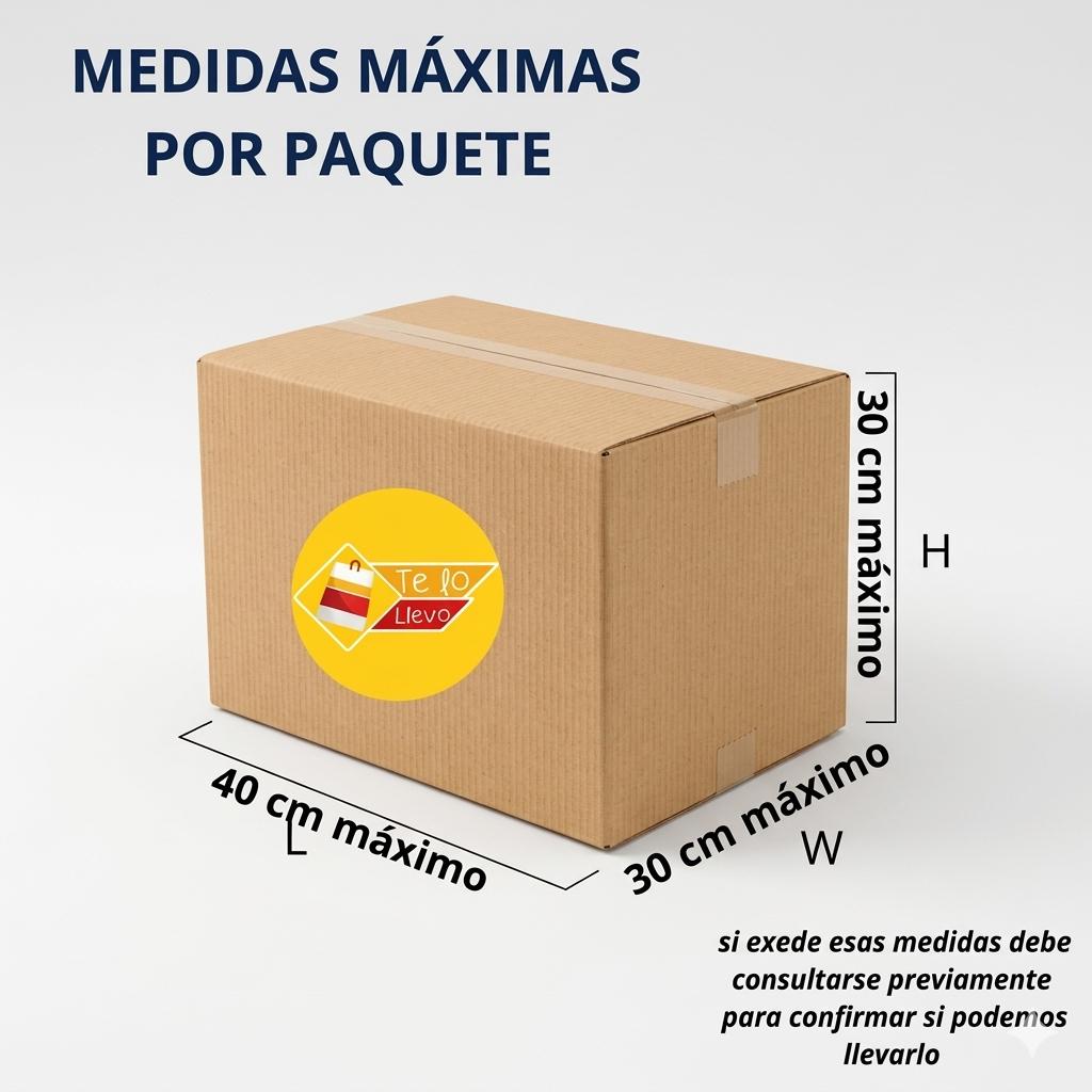 Medidas máximas por paquete